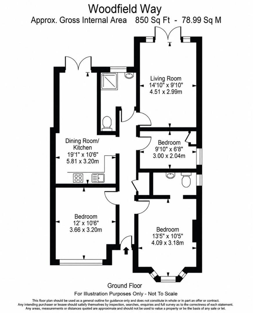 7, Woodfield Way, Hornchurch floorplan