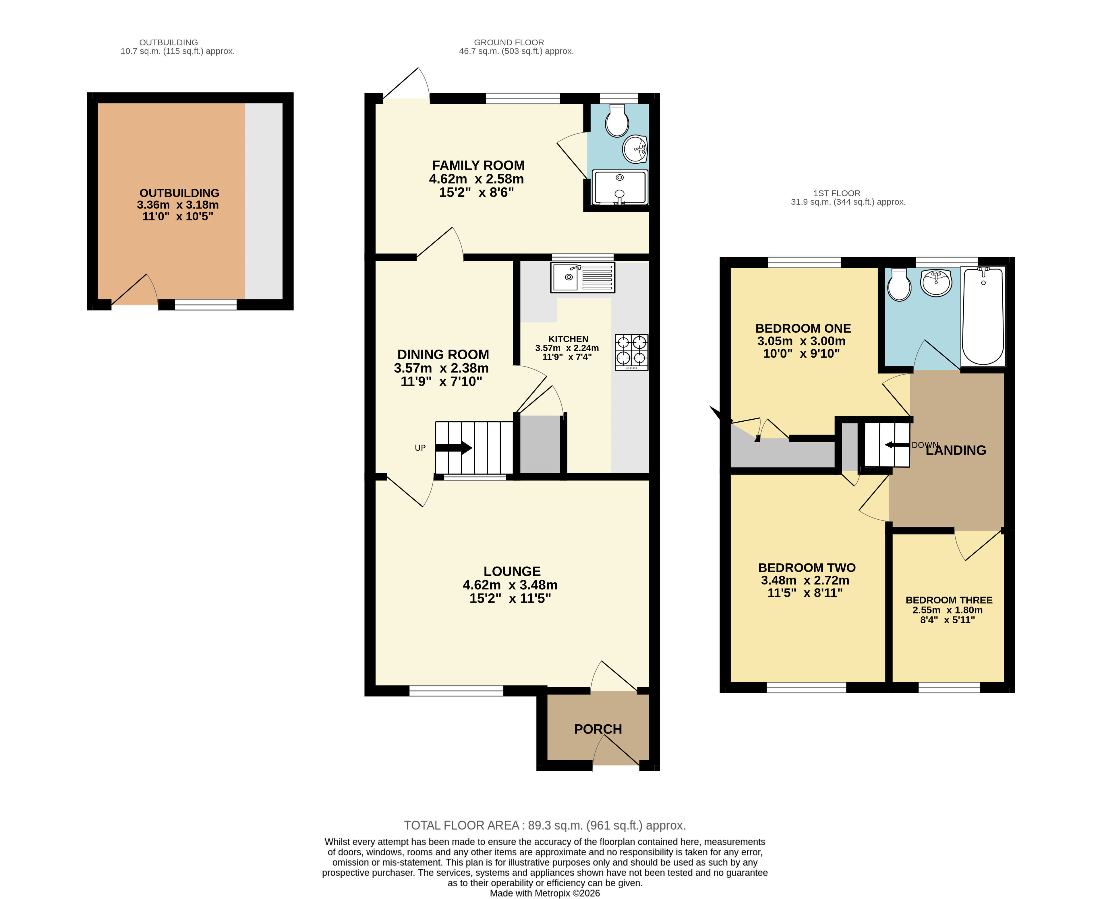 11, Englands Avenue, Bedfordshire floorplan