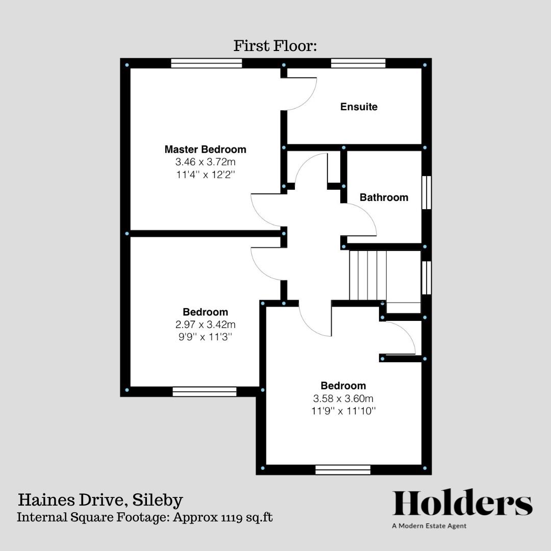 Haines Drive, Sileby, Loughborough floorplan