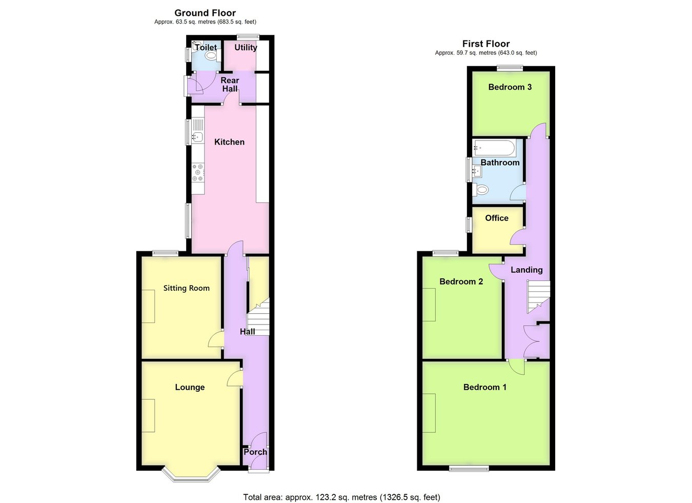 14, Granville Street, Boston floorplan