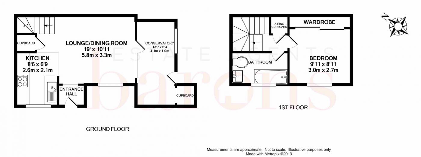 1 Bedrooms Terraced house for sale in Kempshott Rise, Basingstoke RG22