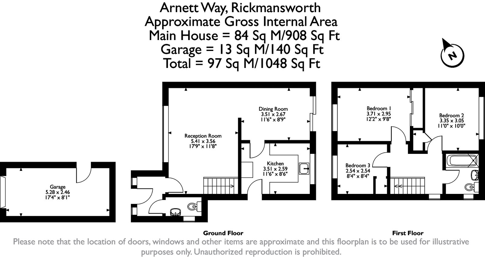 22, Arnett Way, Rickmansworth floorplan