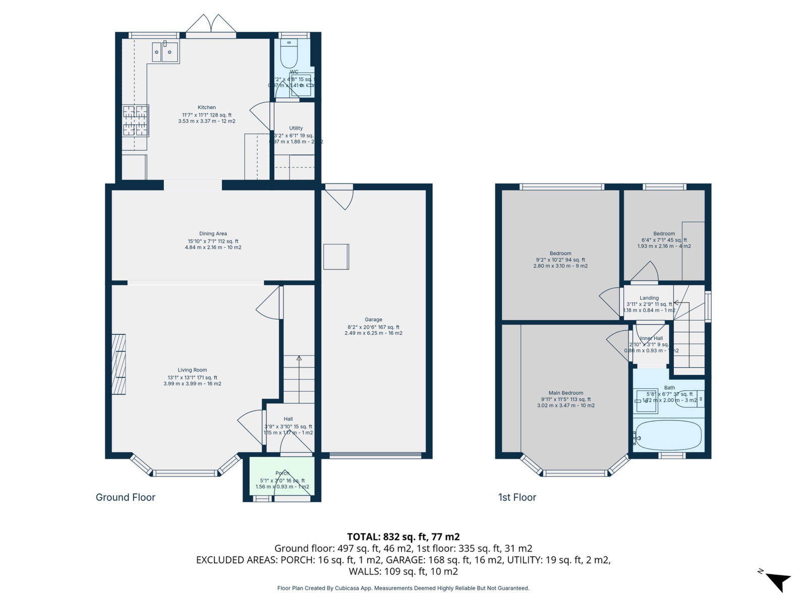 15, Geoffrey Avenue, Romford floorplan