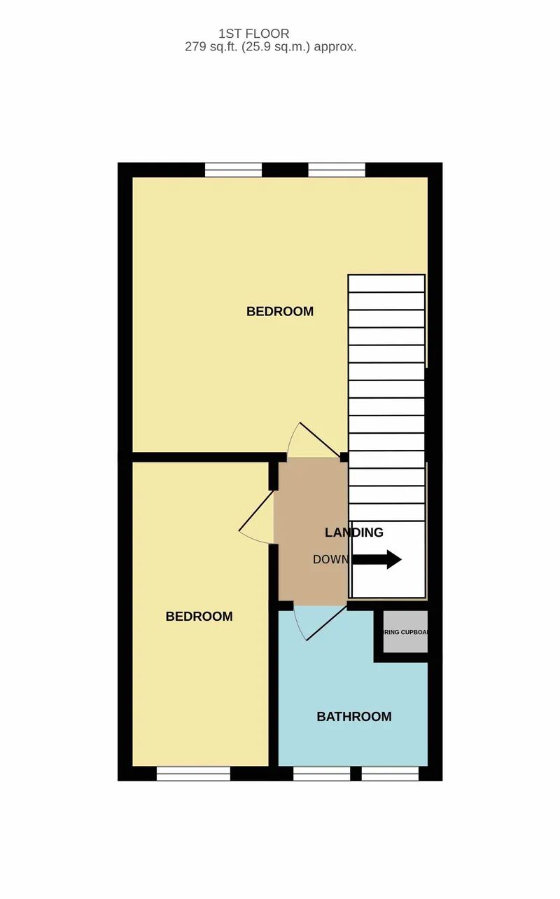 55, Worthington Road Balderton, Newark floorplan