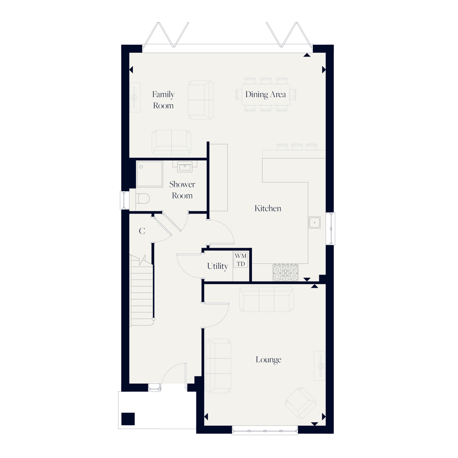 Plot 21 The Newton, Kings Green,, Kings Green, Hall Lane, Upminster floorplan
