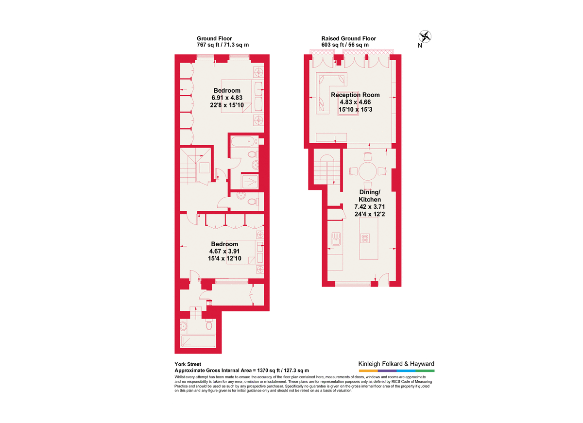 York Street, Marylebone, London W1H floorplan