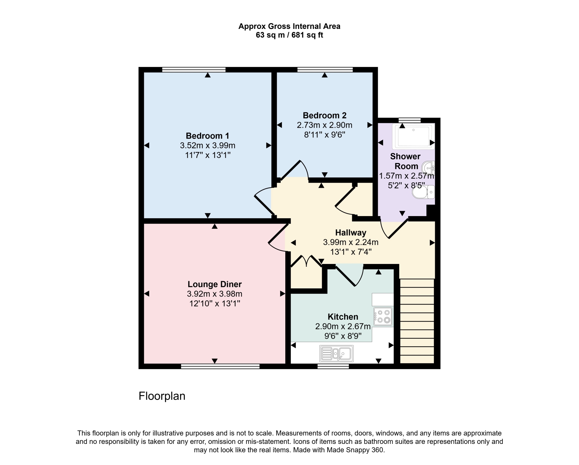 Sutton Court, Skegness floorplan