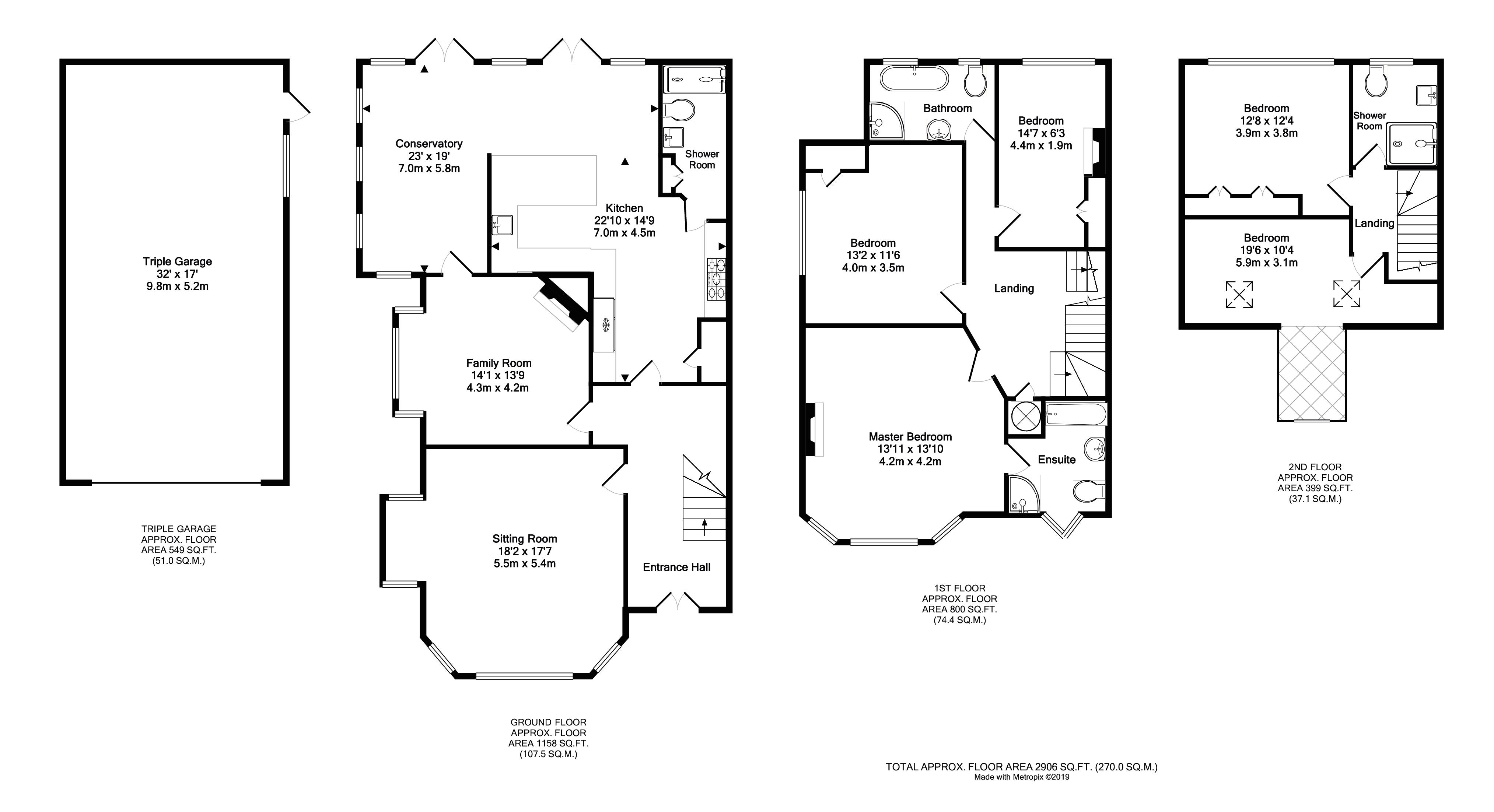 5 Bedrooms Semi-detached house for sale in Stanstead Road, Hoddesdon EN11