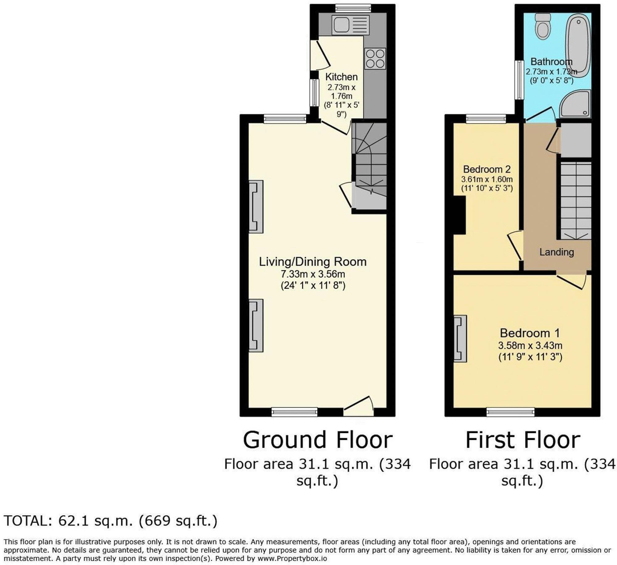 The Cottages, Tarporley floorplan