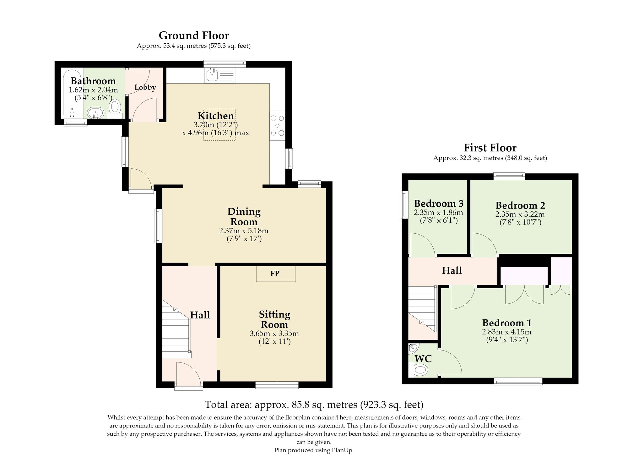 Fern House, 6 Candlers Lane, Harleston floorplan