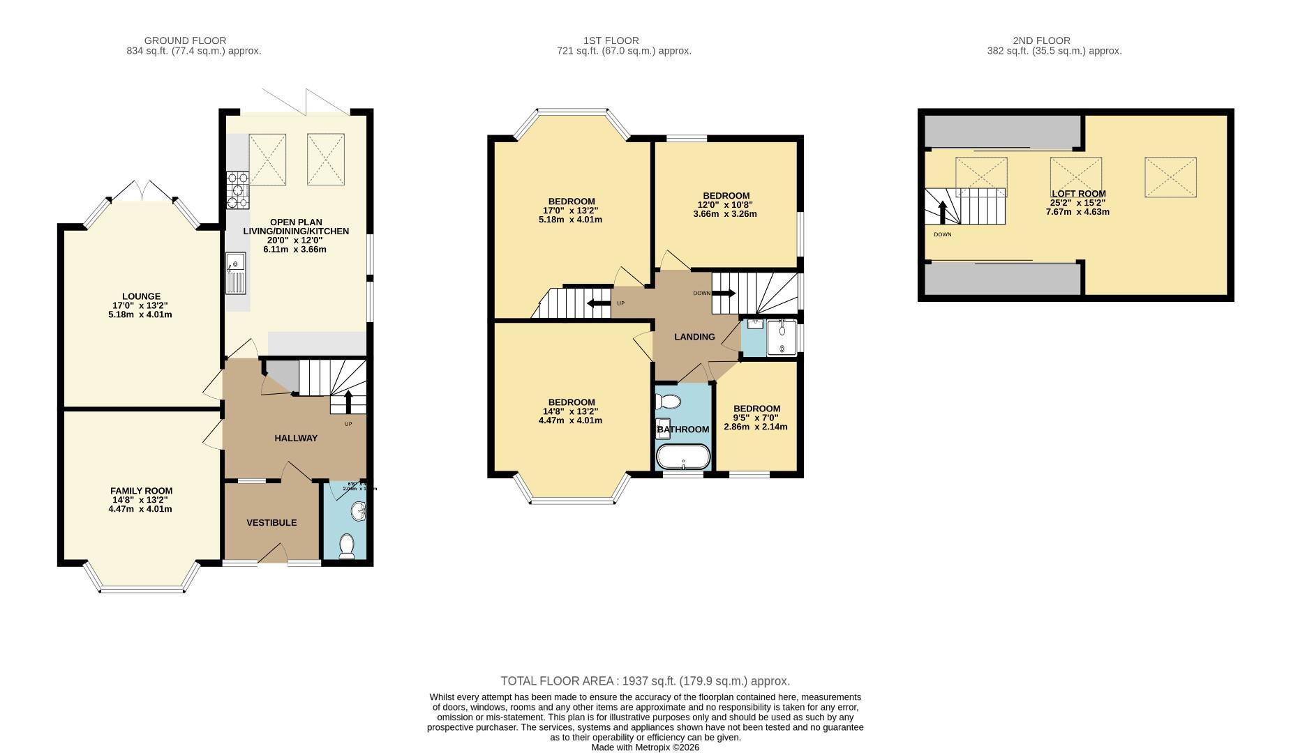 48, Egerton Road North, Chorlton floorplan