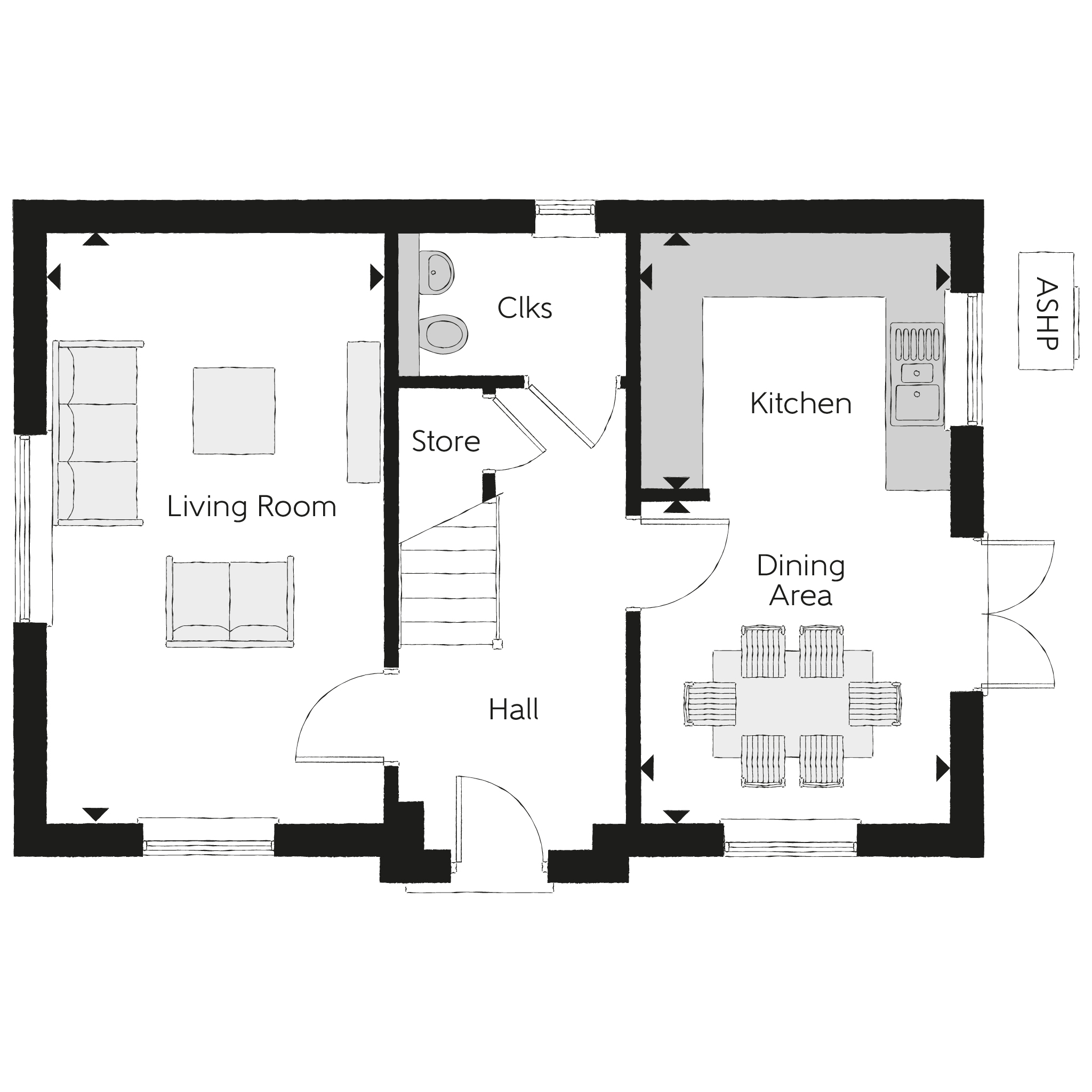 11, Cocklaw Street, Kelty floorplan