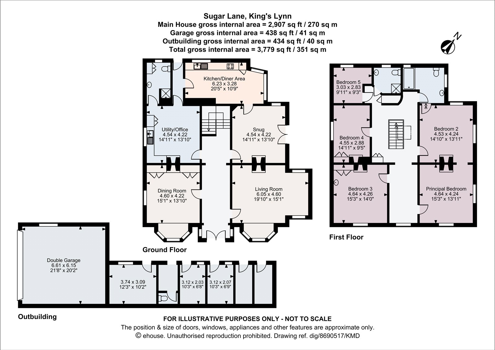 Lane End,, Sugar Lane, King's Lynn floorplan