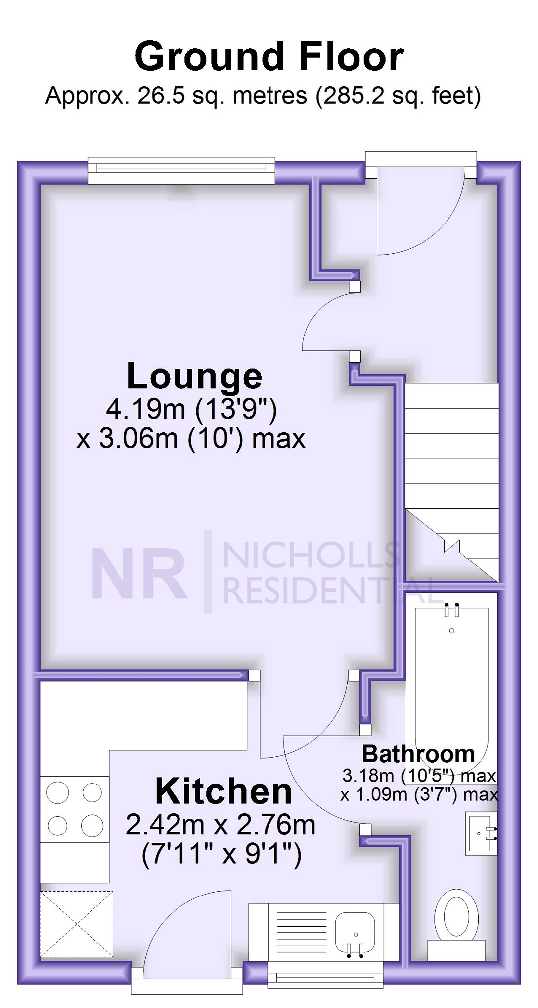 79, Gilders Road, Chessington floorplan
