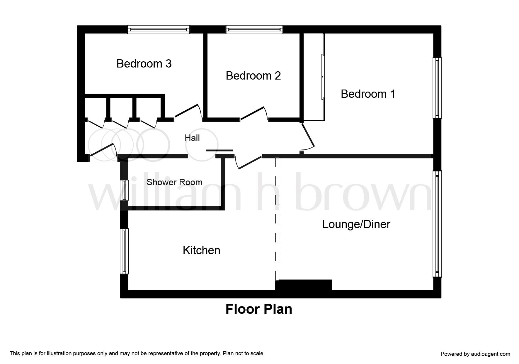 3 Bedrooms Flat to rent in Belmont Hill, St.Albans AL1