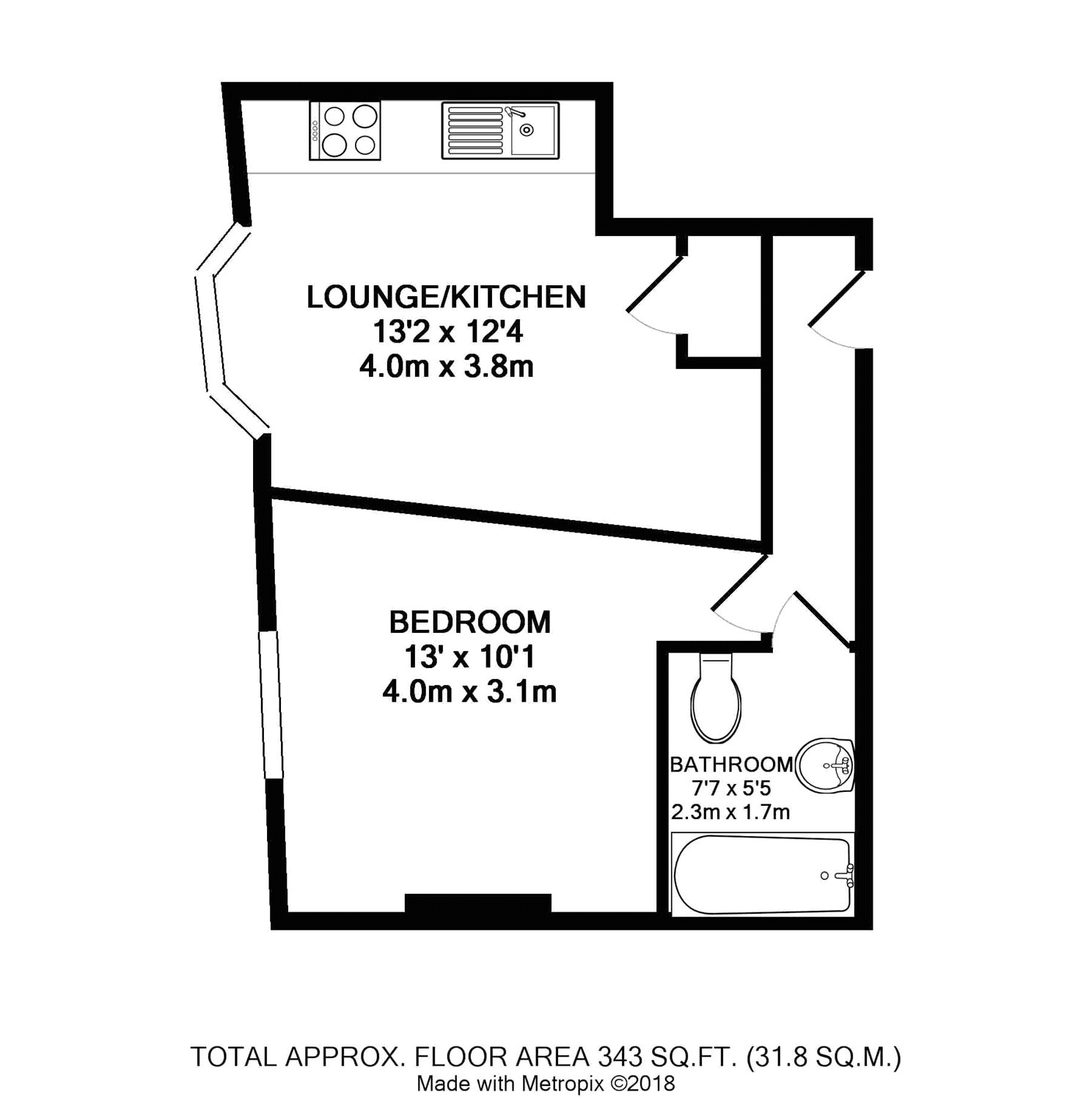 1 Bedrooms Flat for sale in High Street, Littlehampton BN17