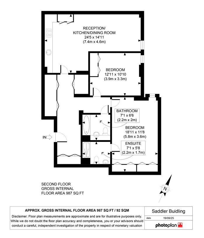 2.1 The Saddler Building 24, Wharf Road, London floorplan