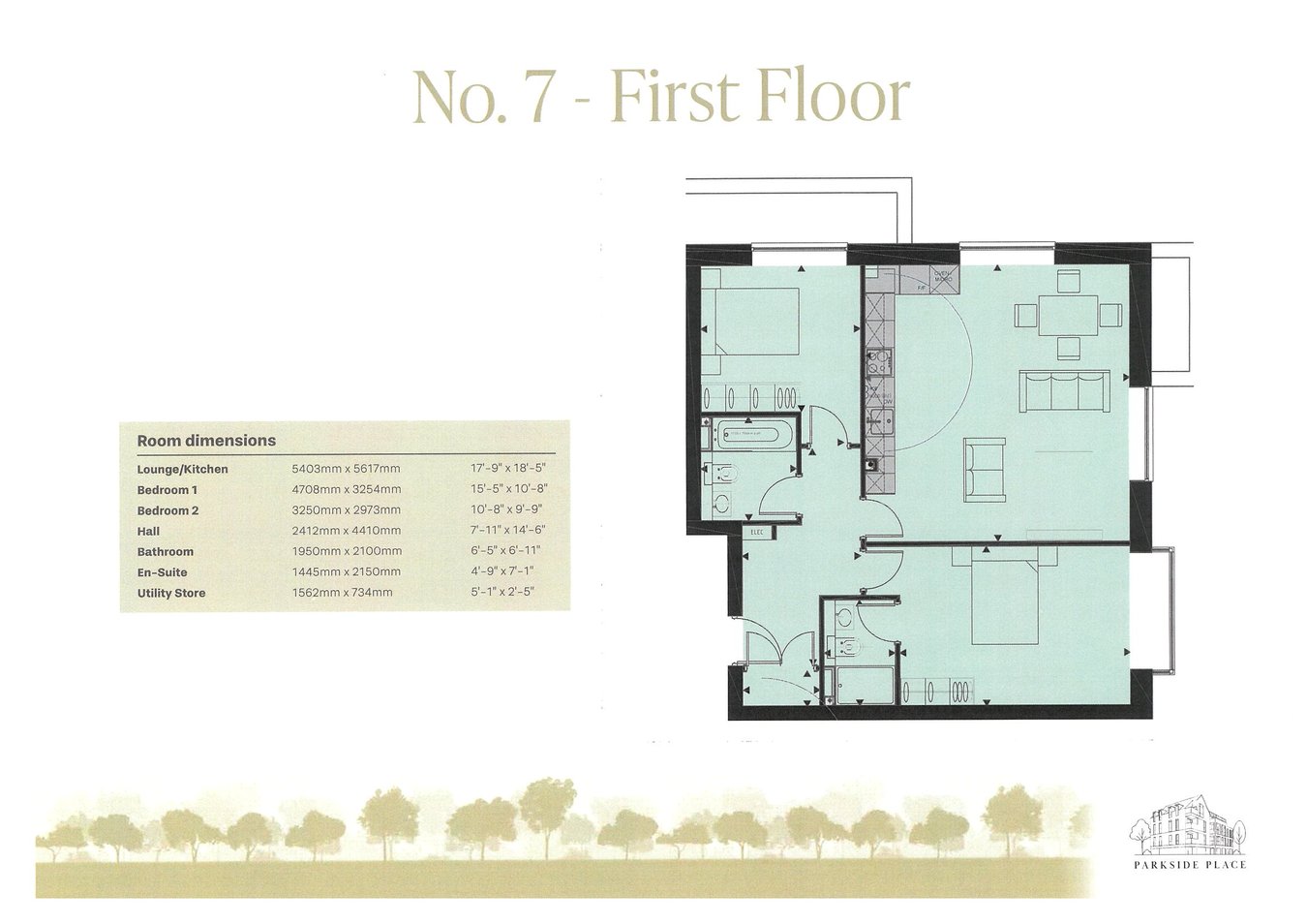 Apartment 7 Parkside,, East Street, Surrey floorplan