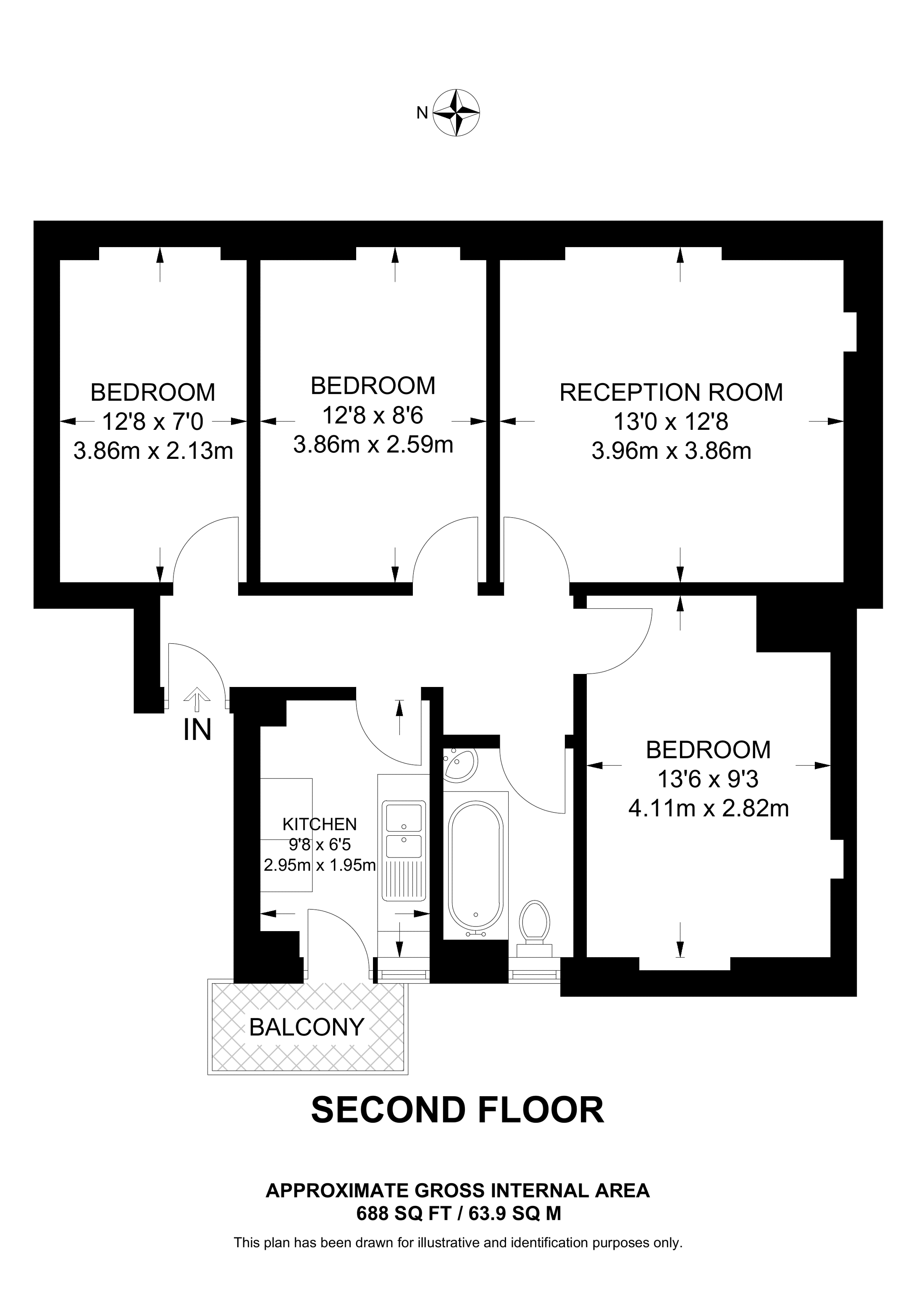 Wingrove Road, Catford floorplan