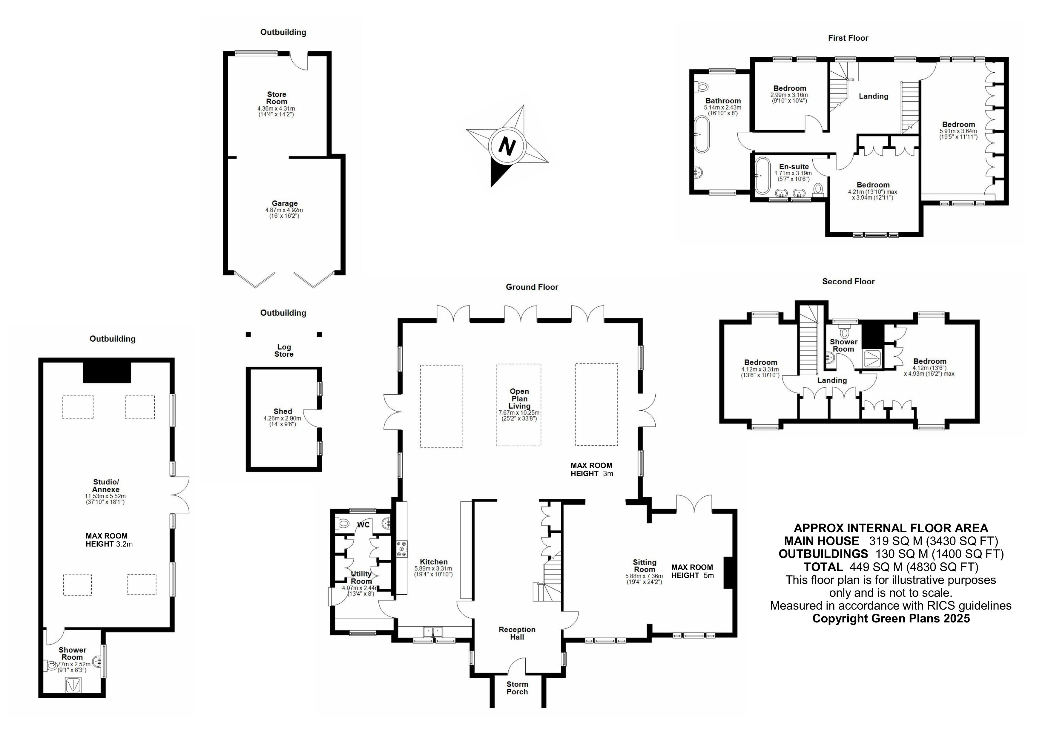 The Old Pond House, 296, Nine Ashes Road, Ingatestone floorplan
