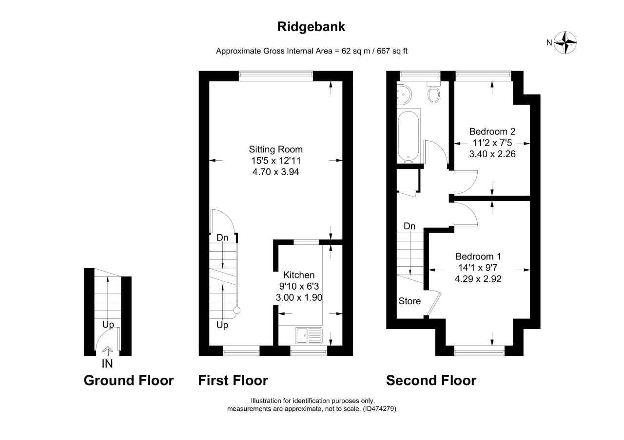 2 Bedrooms Maisonette for sale in Ridge Bank, Cippenham, Slough SL1