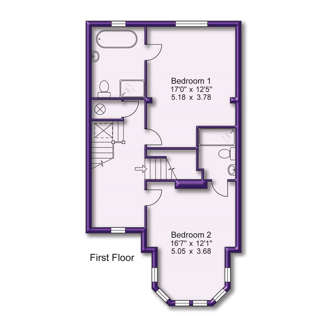 117, Dane Road, Sale floorplan
