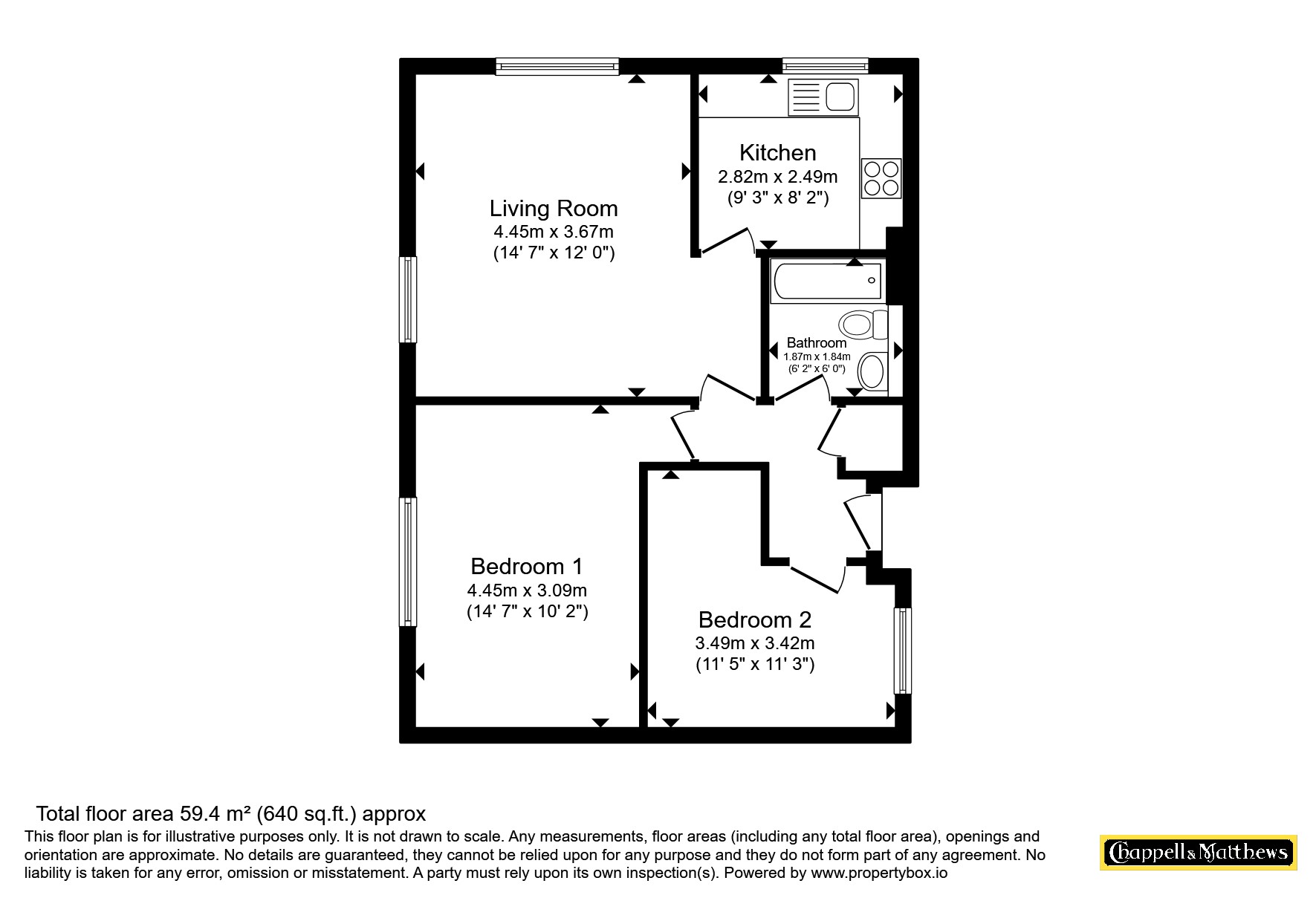 Flat 26, John Cabot Court,, Cumberland Close, Bristol floorplan