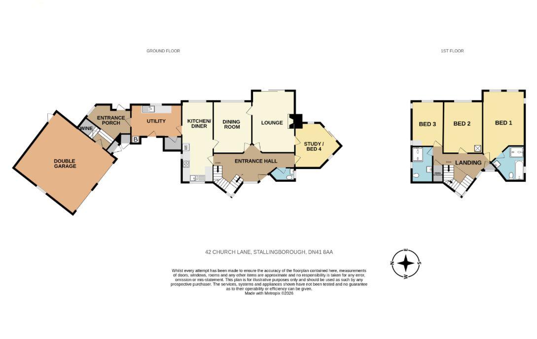 42, Church Lane, Grimsby floorplan