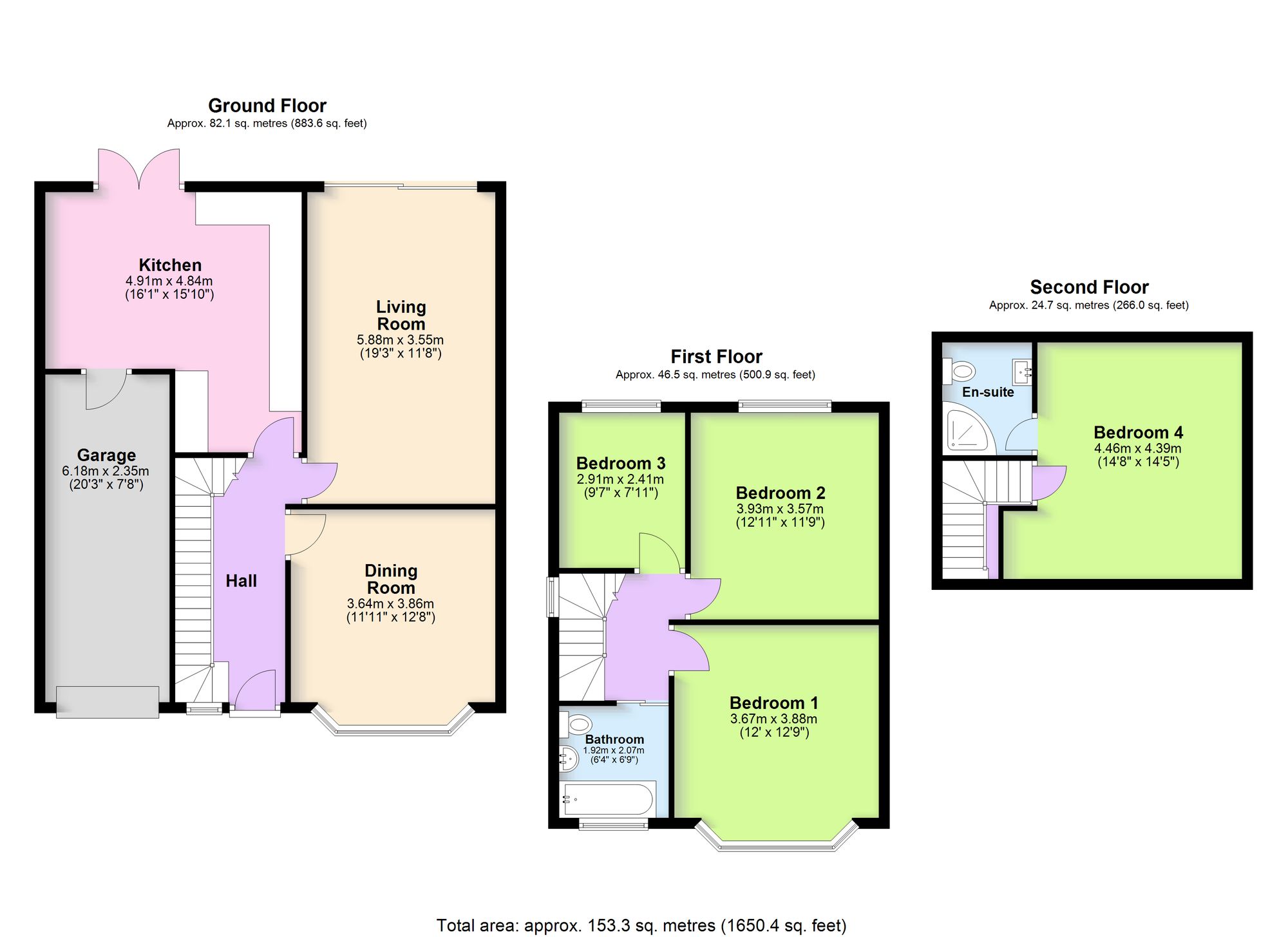 120 Woodside Avenue South, Coventry floorplan
