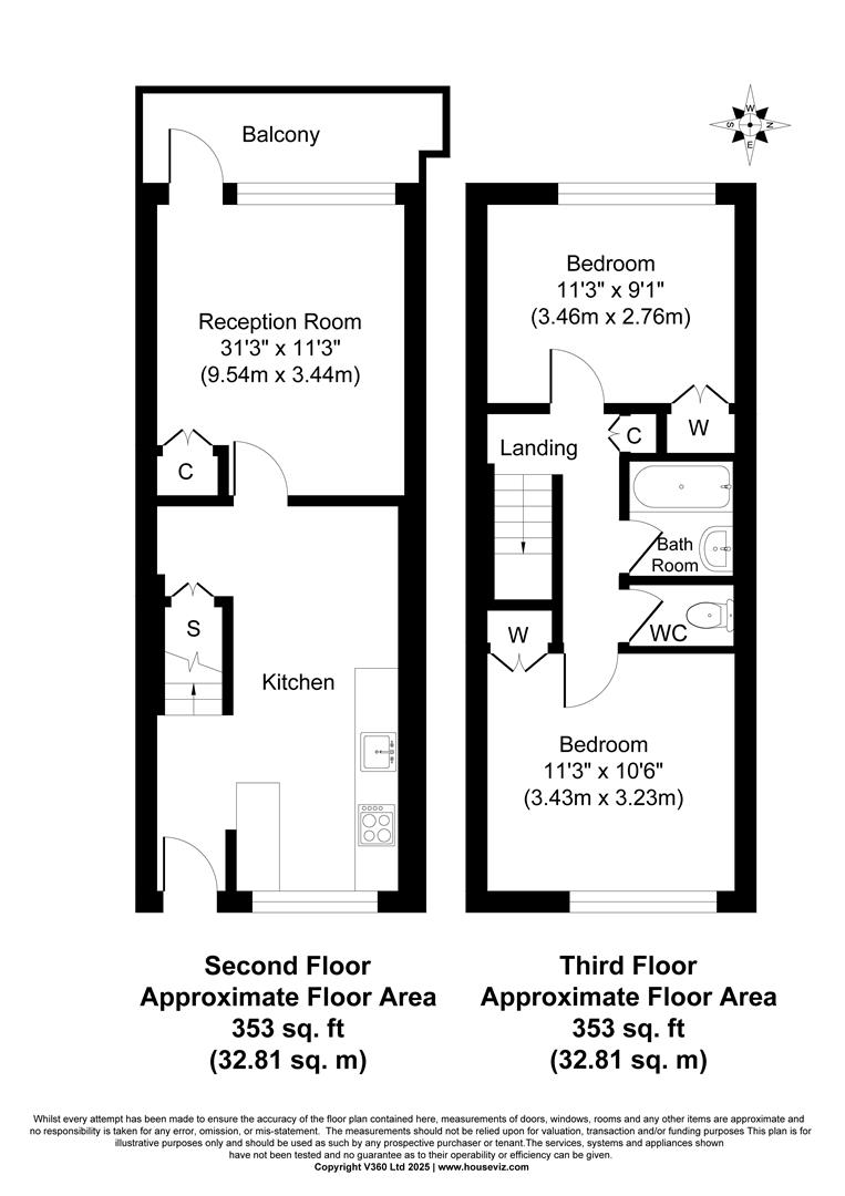 White Horse Road, London floorplan
