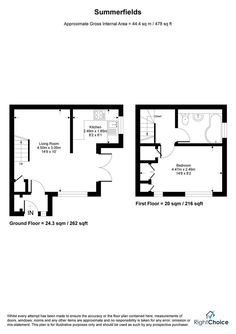 25, Summerfields, Basingstoke floorplan