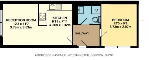 1 Bedrooms Flat to rent in Ambrosden Avenue, Westminster, London SW1P