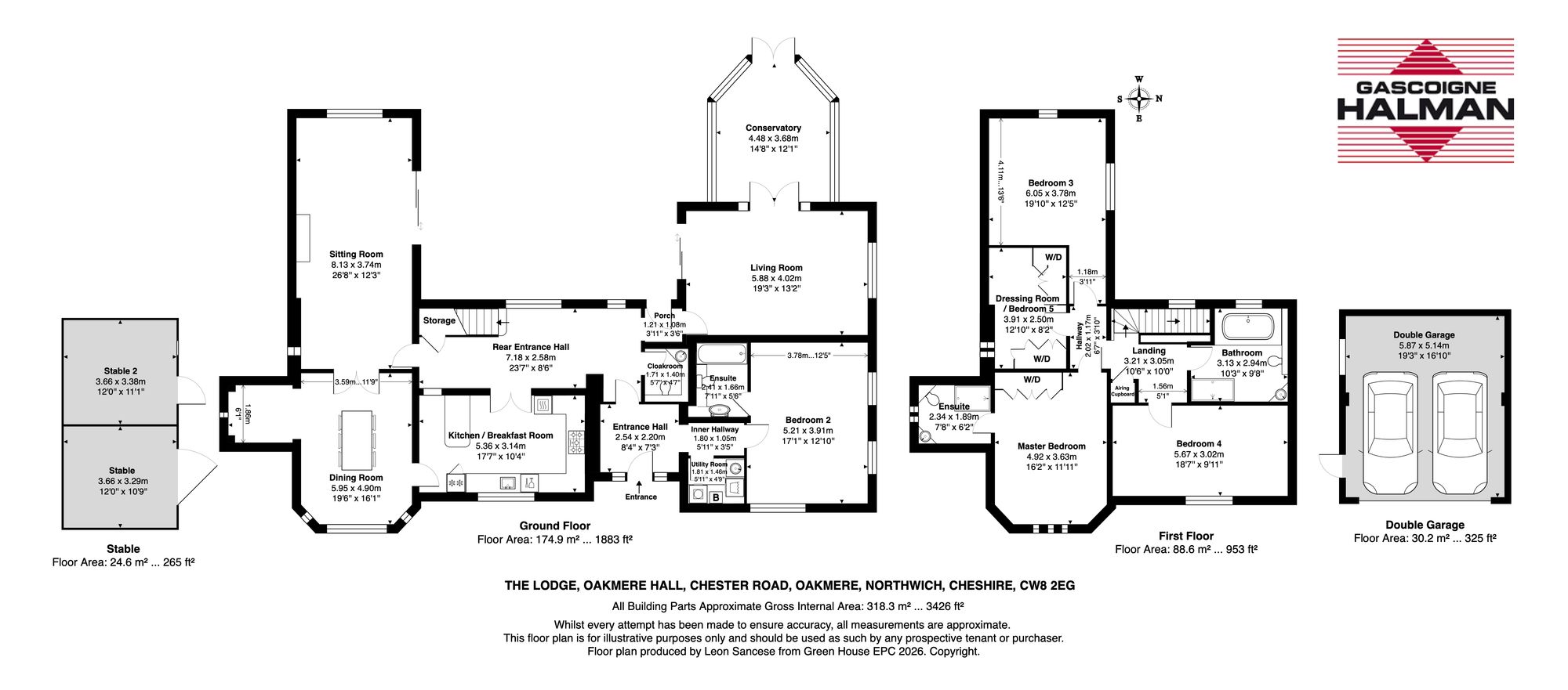 The Lodge, Northwich floorplan