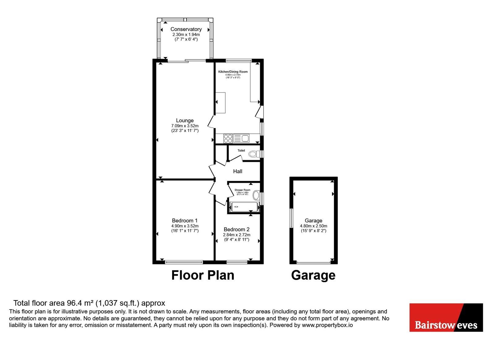 37, Sherwood Way, Nottingham floorplan