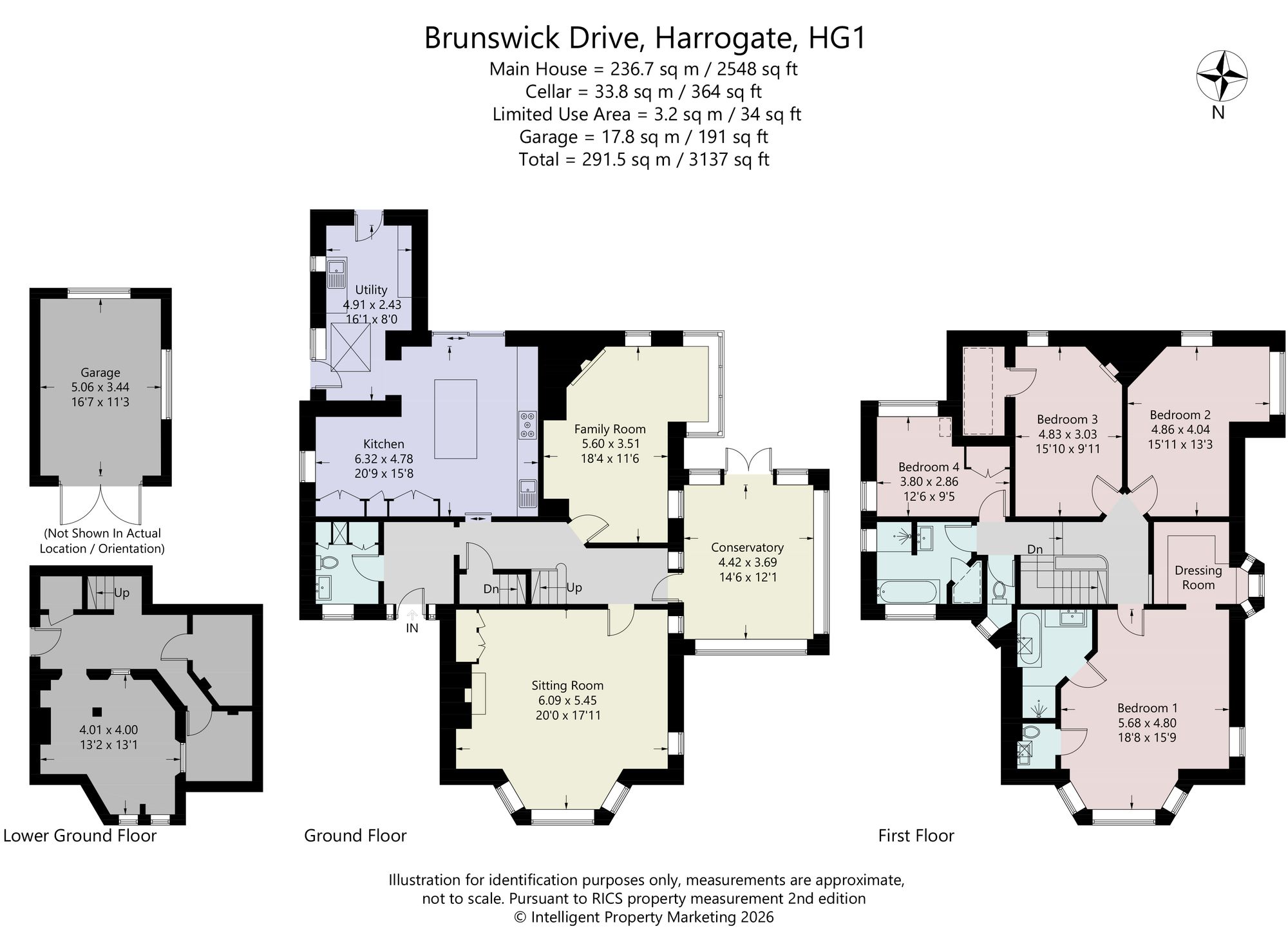 5 Brunswick Drive, Harrogate floorplan