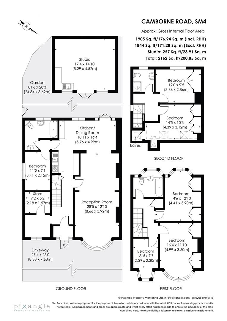 54, Camborne Road, Morden floorplan