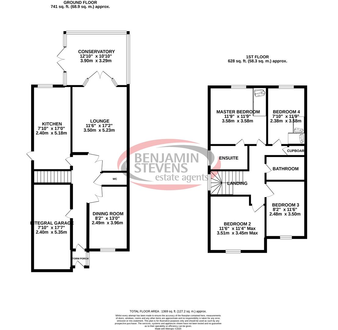21, The Birches, Bushey floorplan