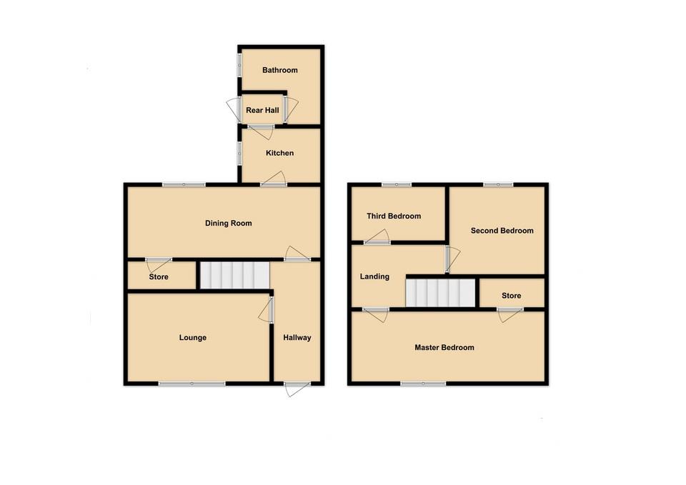 7, Grant Street, Horden floorplan
