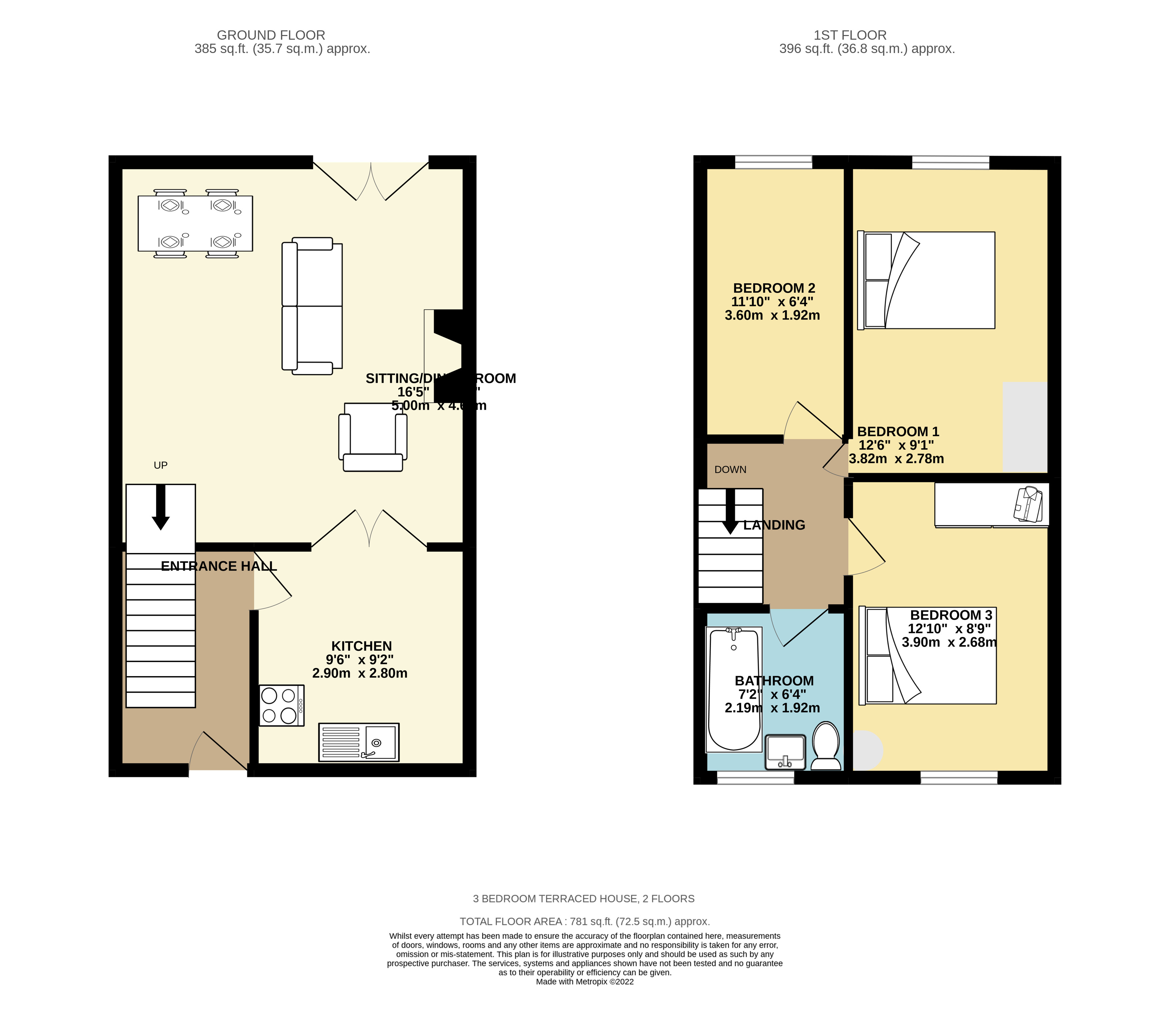 Fulford Road, Hartcliffe, Bristol BS13, 3 bedroom terraced house for