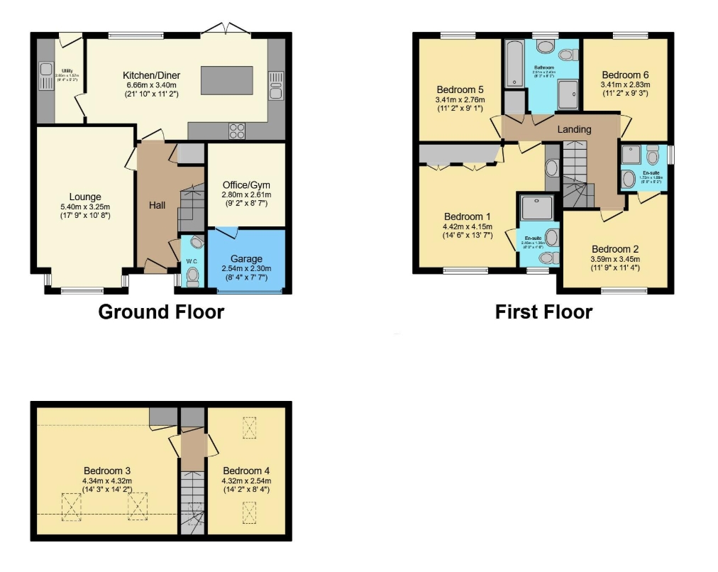 22, Leatherland Drive, Chorley floorplan