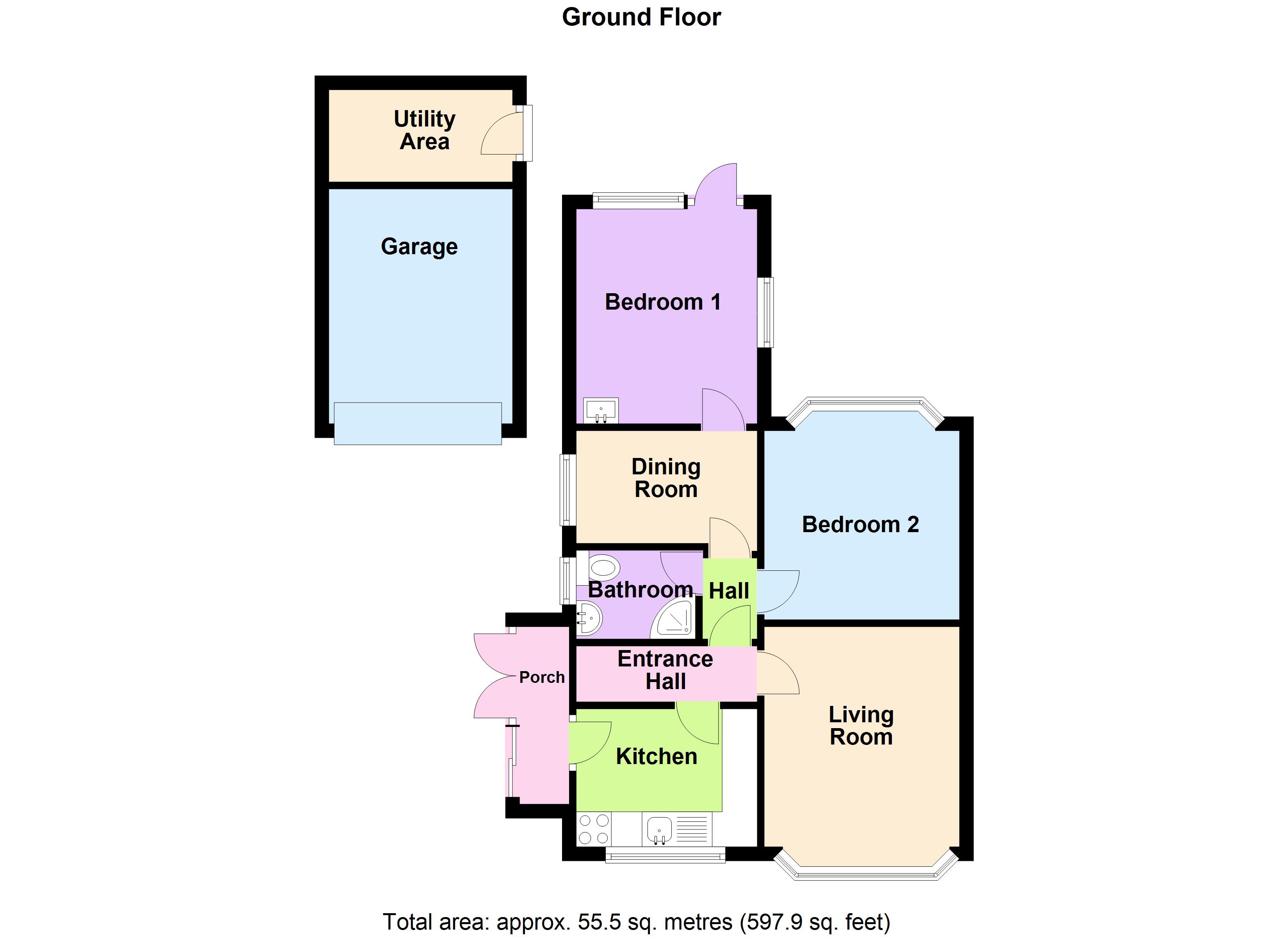 Armthorpe Road, Wheatley Hills, Doncaster DN2, 2 bedroom bungalow for