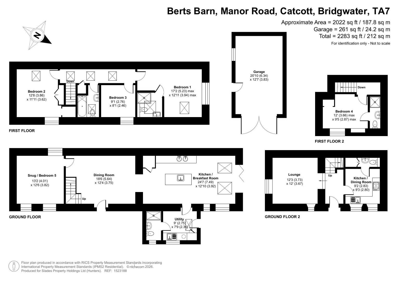 Berts Barn, Manor Road, Bridgwater floorplan