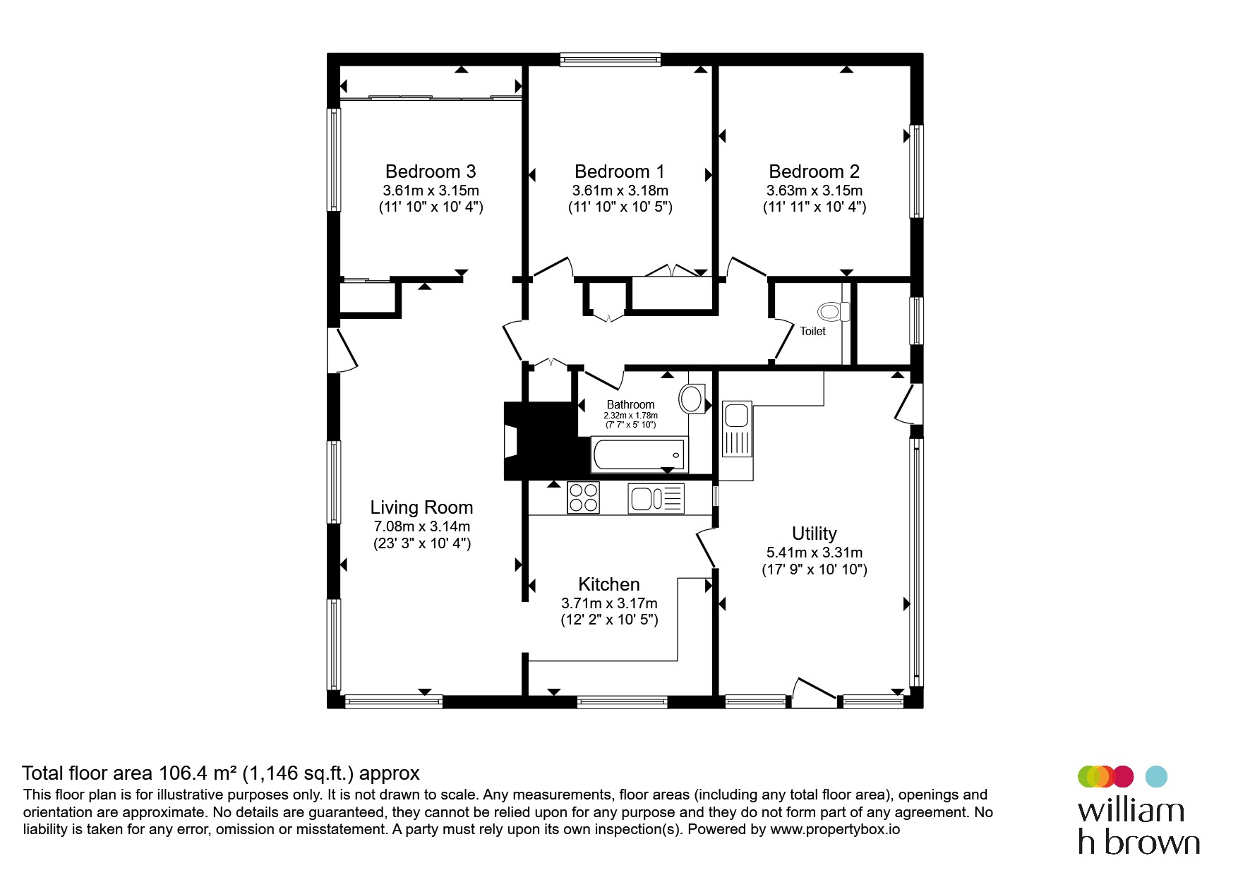 Midway, Euximoor, Wisbech floorplan