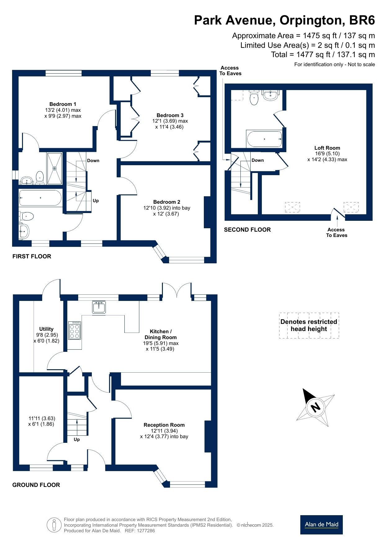 133, Park Avenue, Orpington floorplan