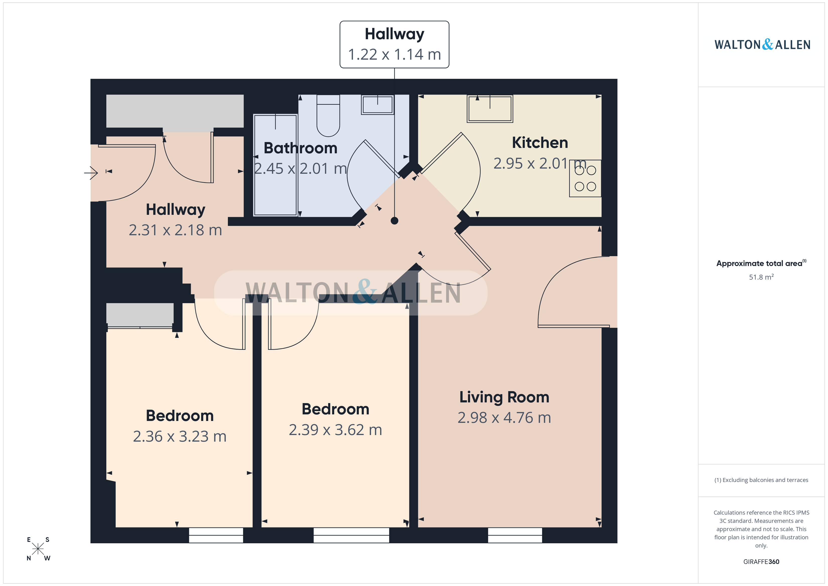 35, Ropewalk Court, Nottingham floorplan