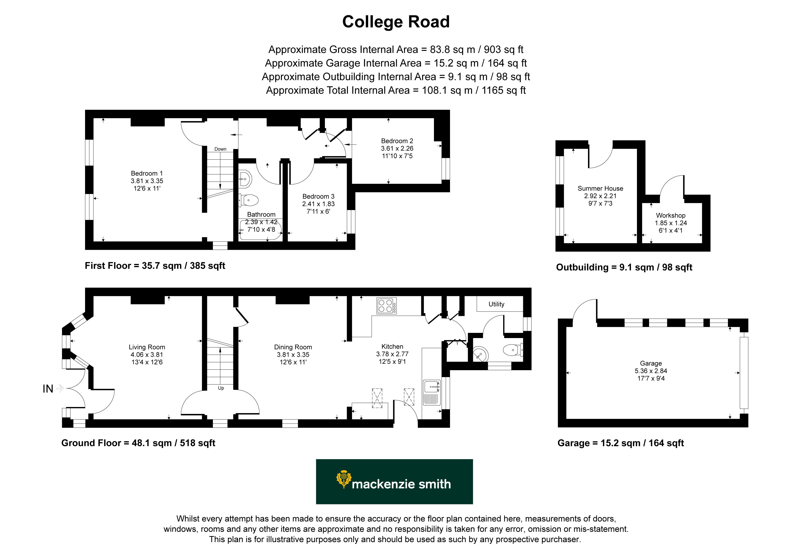 17, College Road, Guildford floorplan