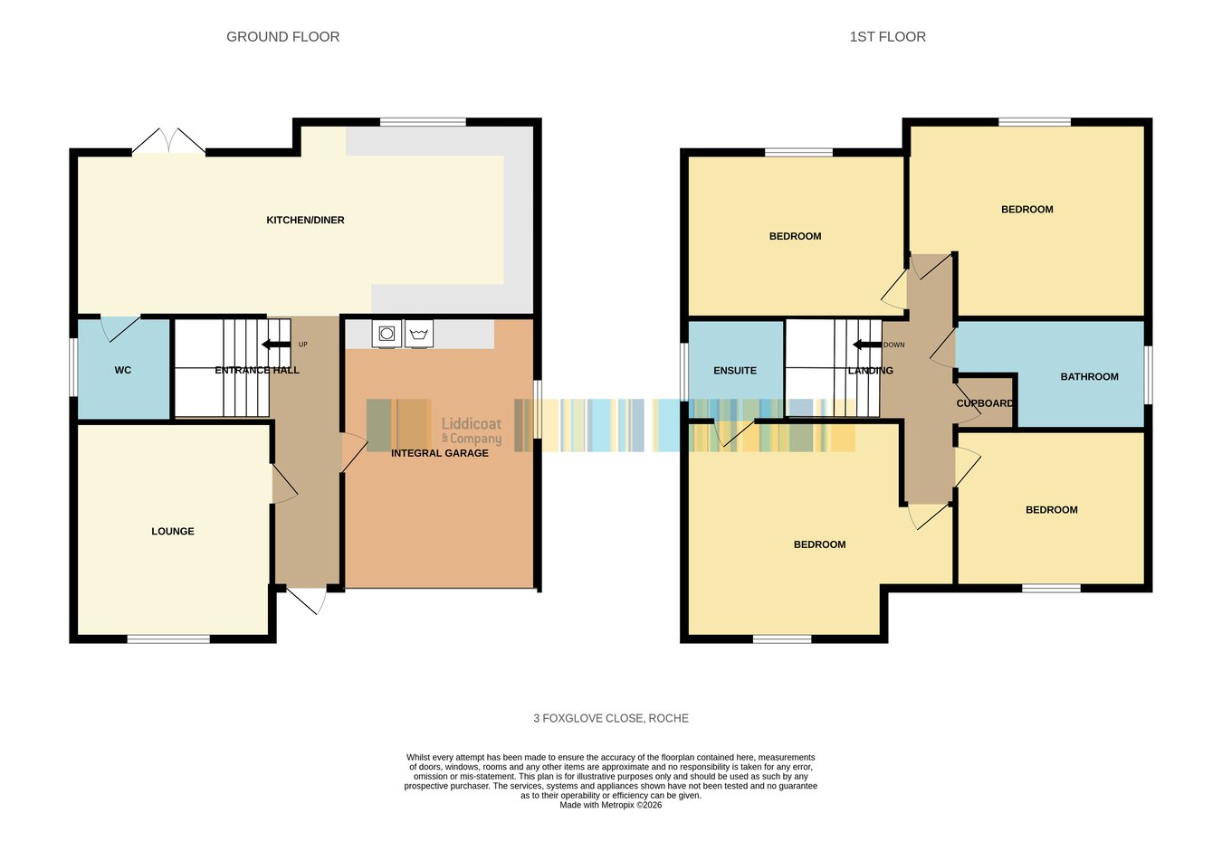 4, Foxglove Close, St Austell floorplan