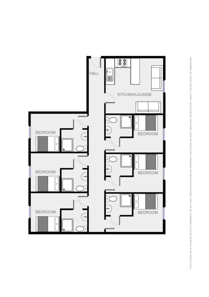 Flat 4, 6a, Gwennyth House, Gwennyth Street, Cardiff floorplan
