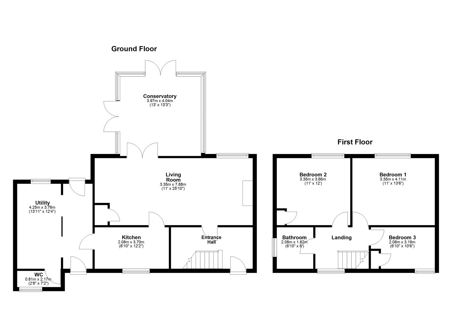 34, Lyveden Road, Kettering floorplan