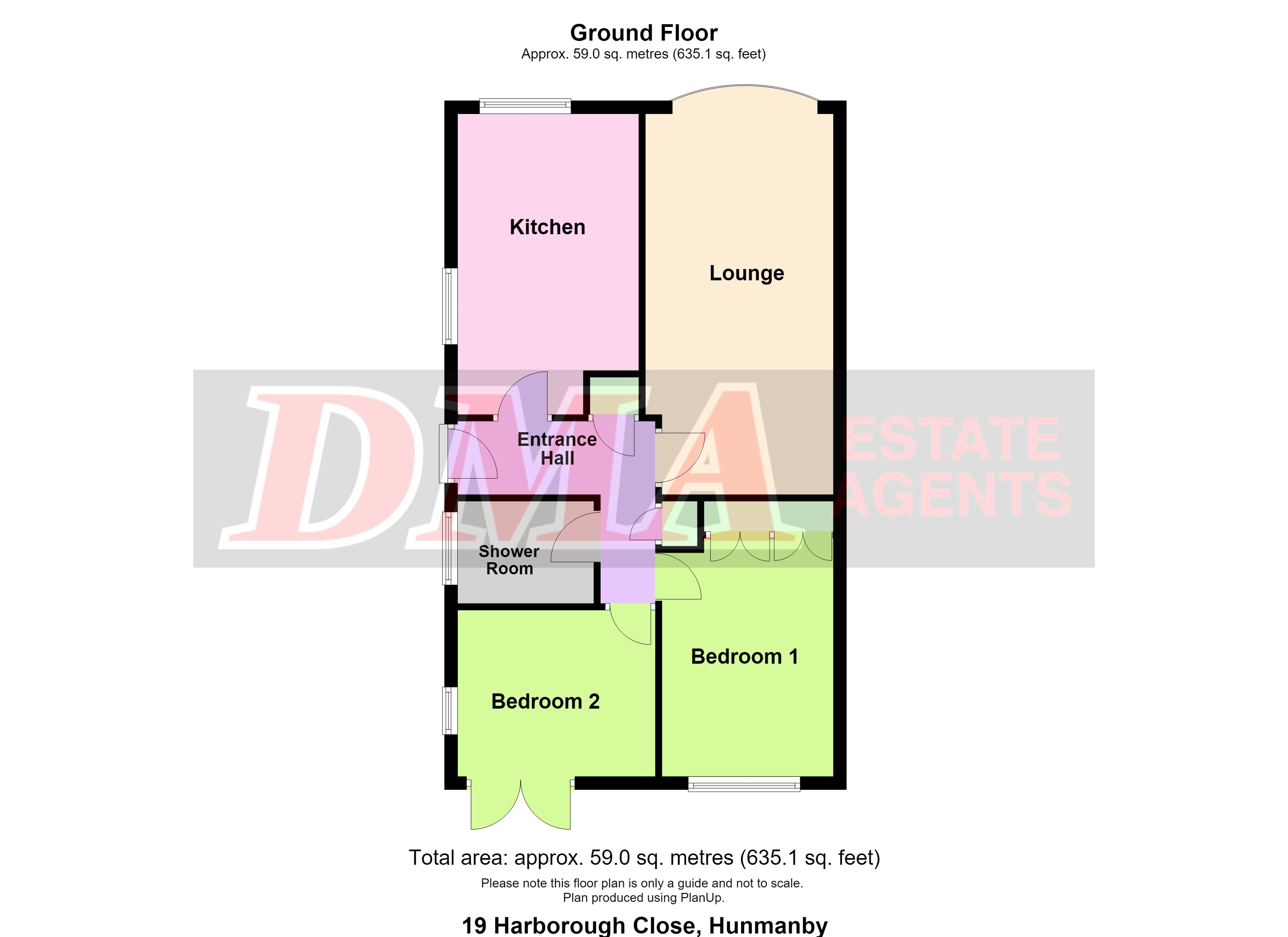 19, Harborough Close, Hunmanby floorplan